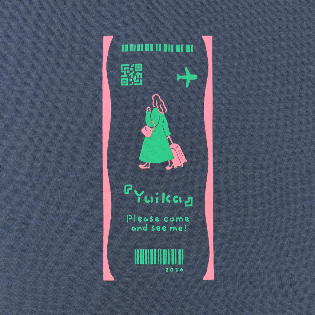 ユイカ』と旅するTシャツ ヘイジーネイビー – 『ユイカ』ONLINE STORE