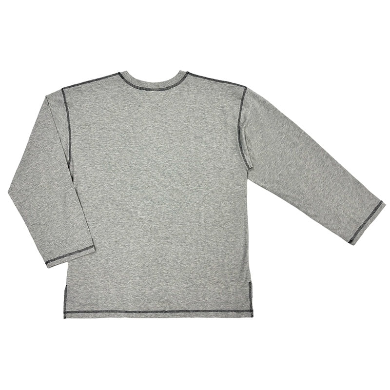 Stitch Big Long T-shirt - Gray – 『ユイカ』ONLINE STORE