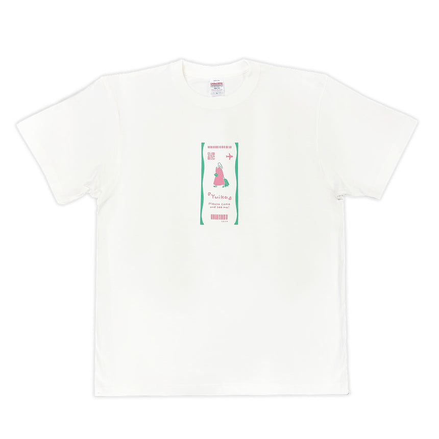 『ユイカ』と旅するTシャツ　バニラホワイト
