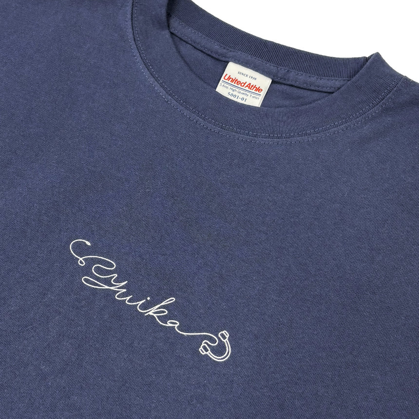 ロゴTシャツ インディゴ