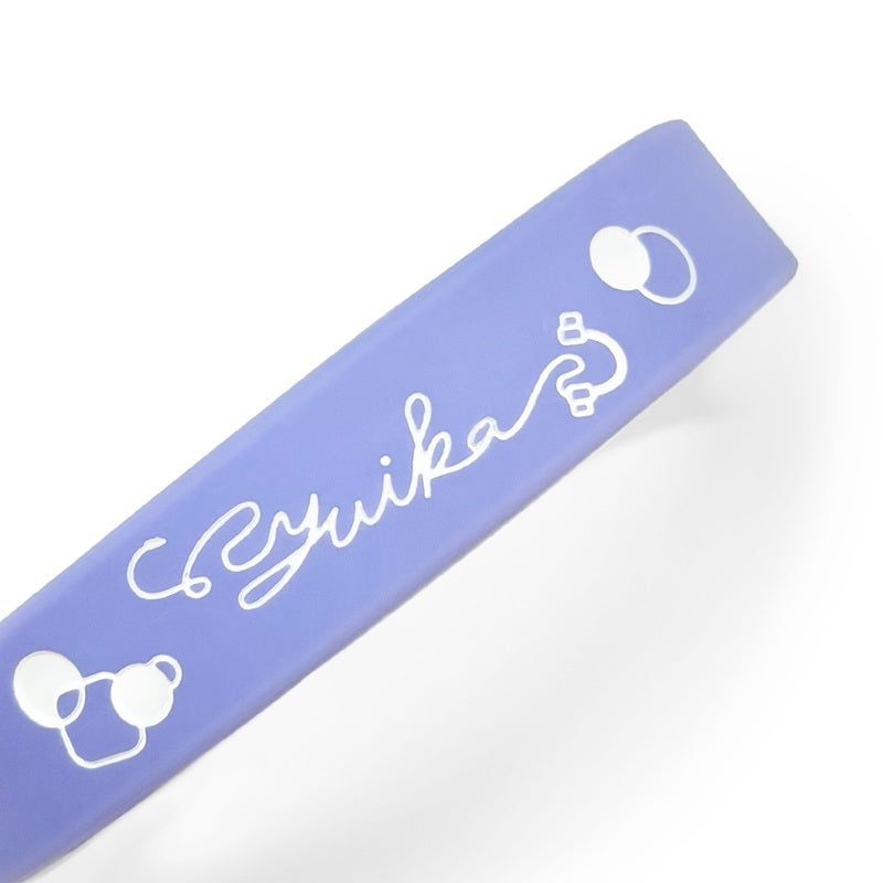 ロゴラバーバンド　ラベンダーパープル