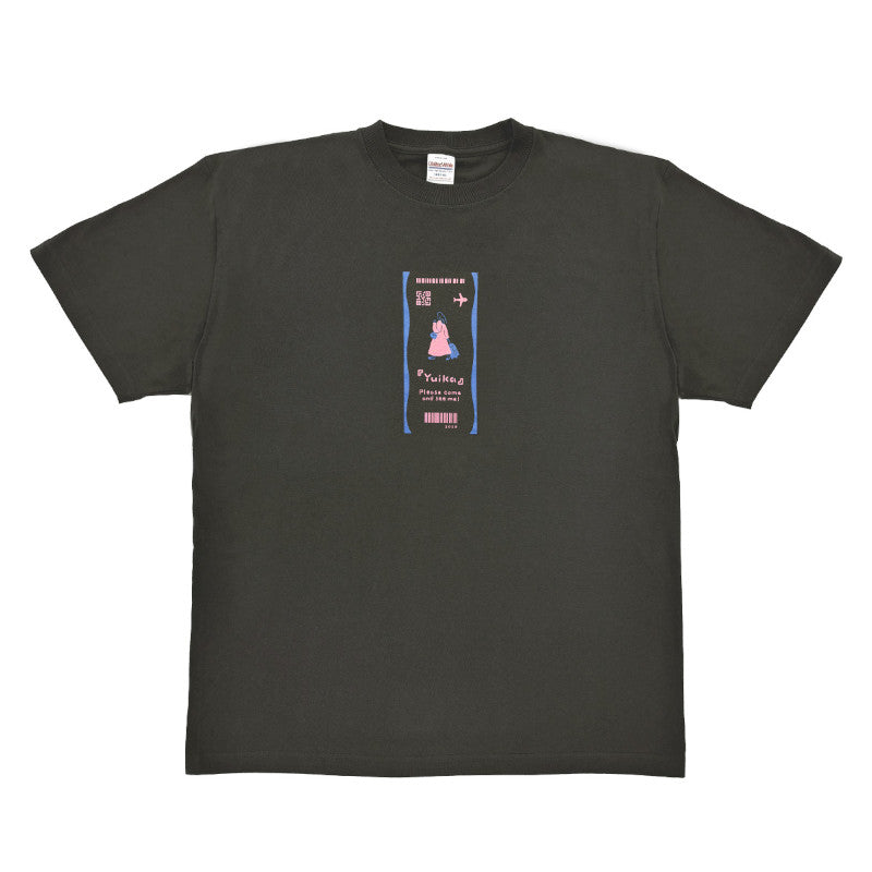 2回目の『ユイカ』と旅するTシャツ 　ヘイジーブラック