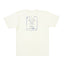 「時計草#2」Tシャツ　アイボリー