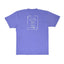 「時計草#2」Tシャツ　ダスティパープル