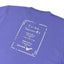 「時計草#2」Tシャツ　ダスティパープル