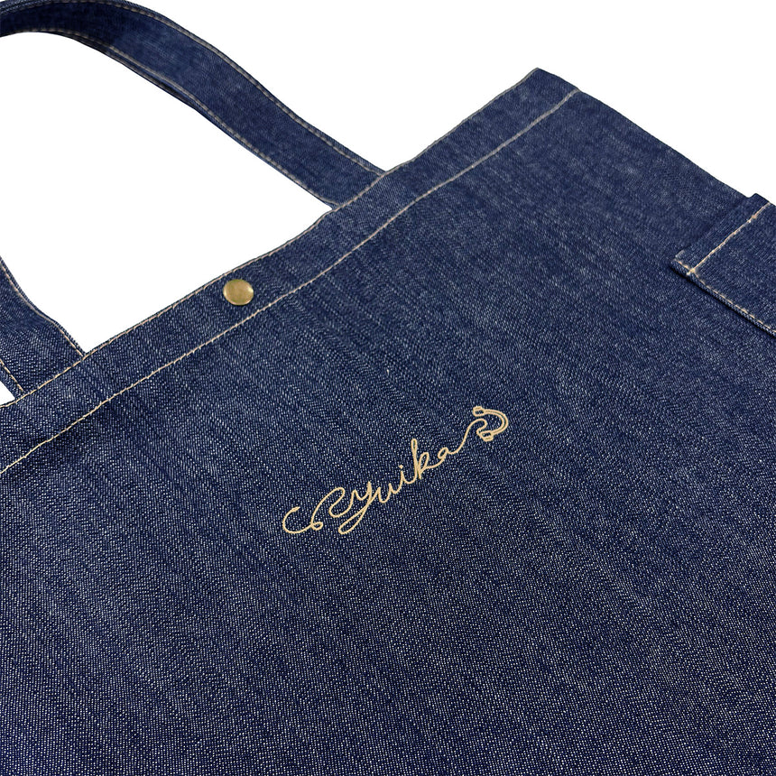 denim tote bag