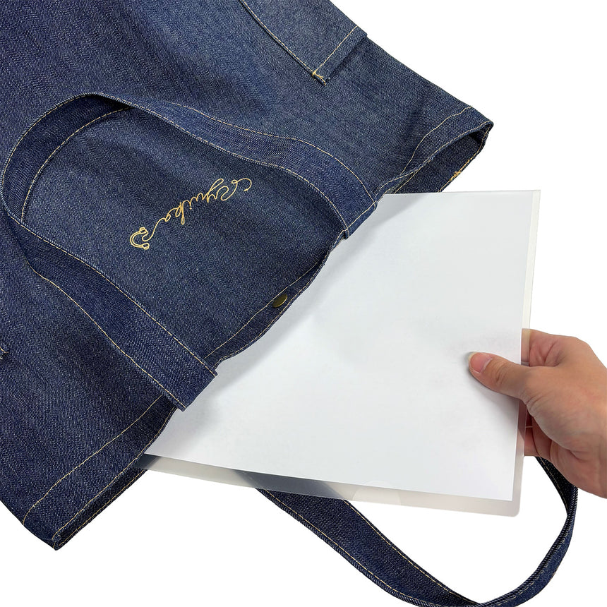 denim tote bag