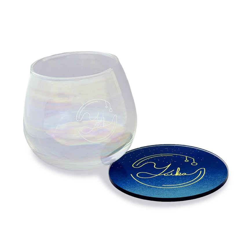 Aurora Glass Coaster Set