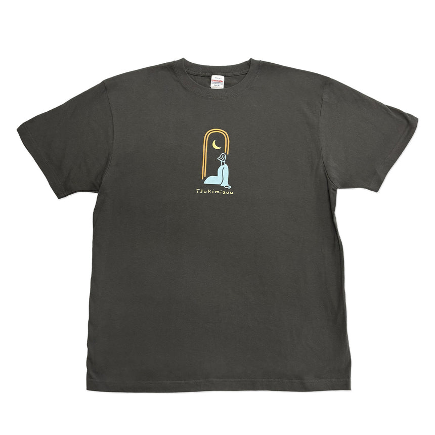 "Tsukimisou" T-shirt Black
