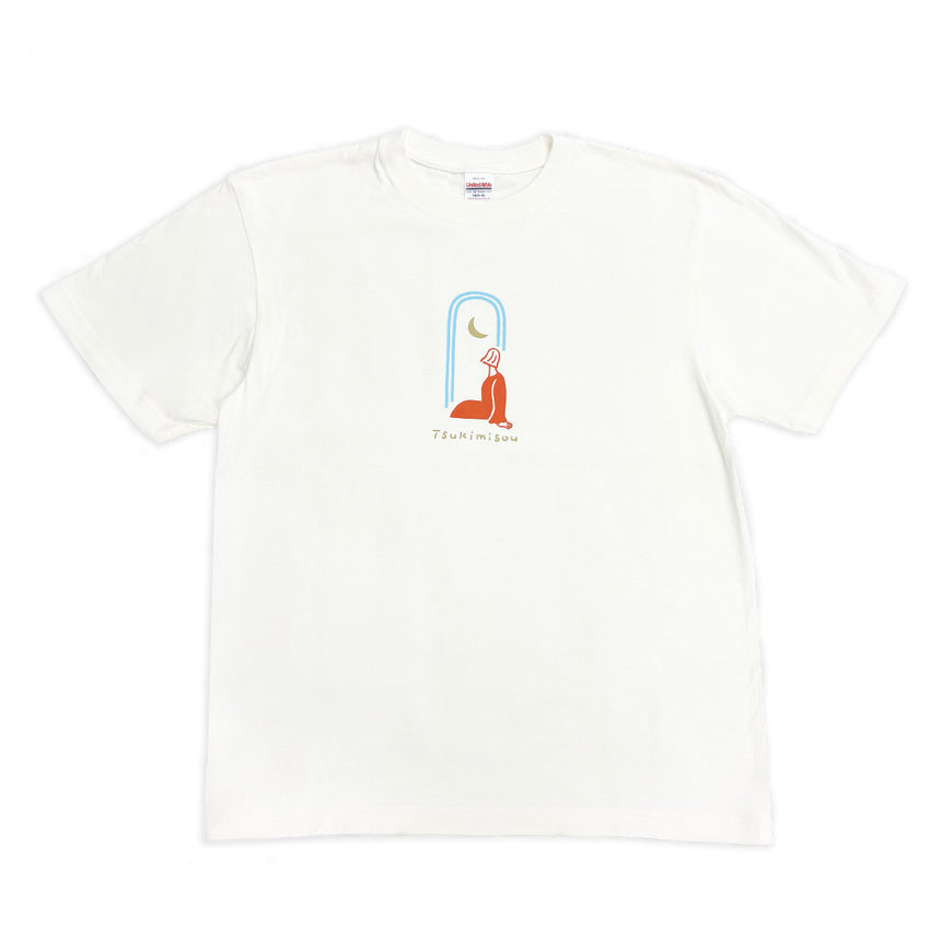 "Tsukimisou" T-shirt, vanilla white