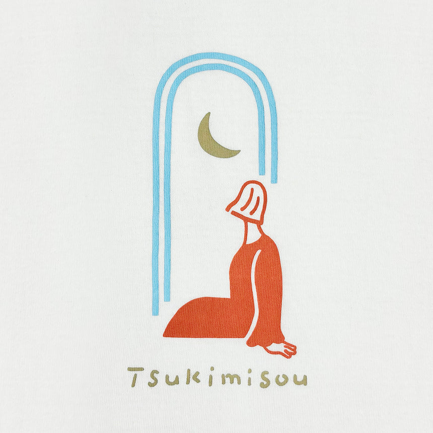 "Tsukimisou" T-shirt, vanilla white