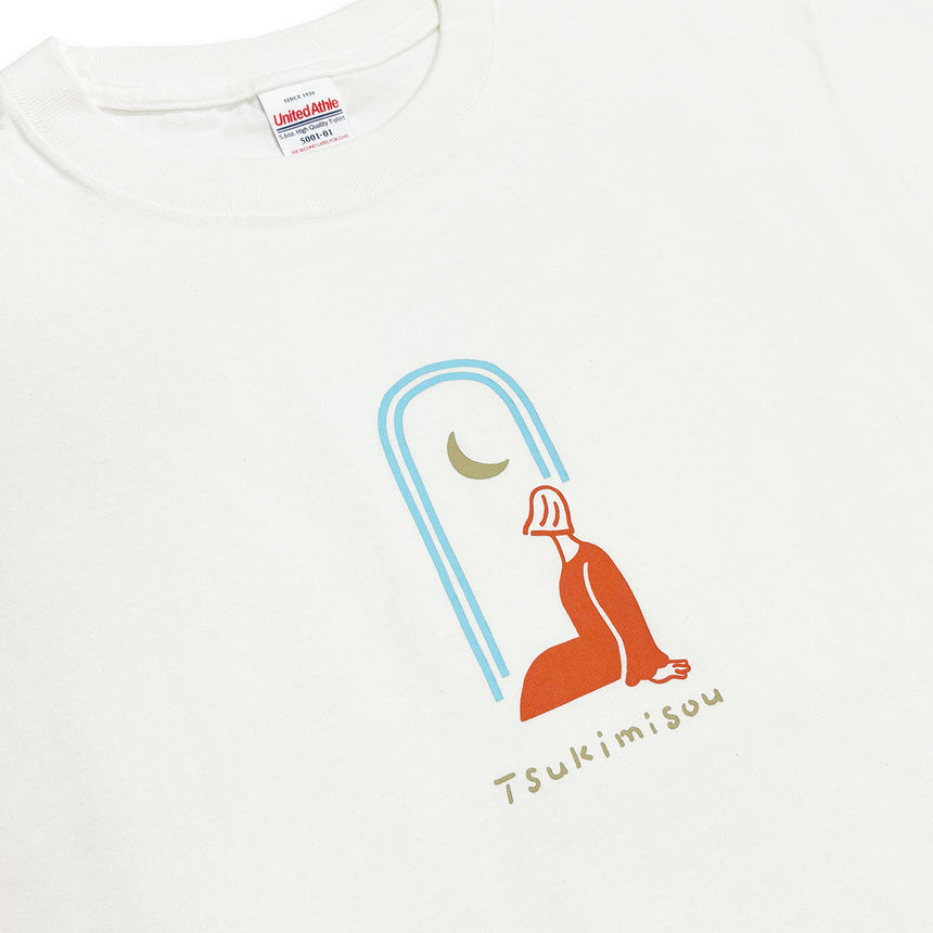 "Tsukimisou" T-shirt, vanilla white