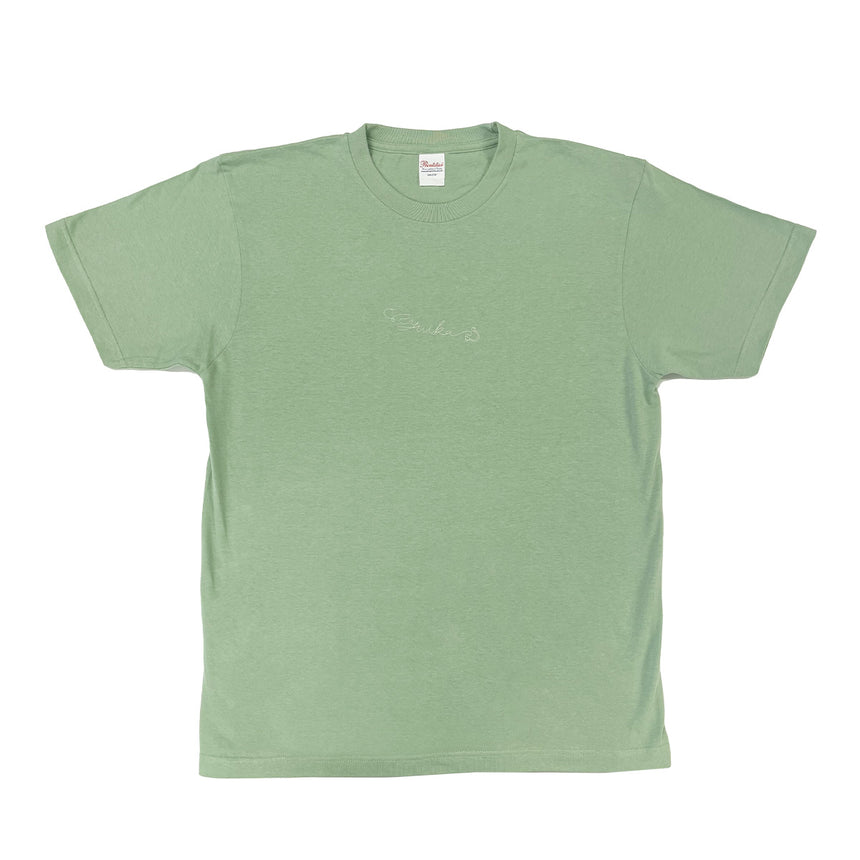 ロゴTシャツ　セージグリーン