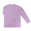 "Sweet alyssum" long T-shirt light purple