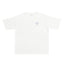 「時計草#1」ビッグシルエットTシャツ　ホワイト